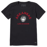 Women's Jake Arkansas Short Sleeve Crusher Tee