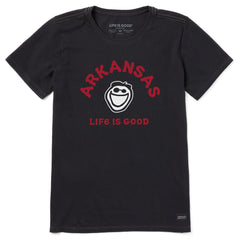 Women's Jake Arkansas Short Sleeve Crusher Tee