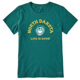 Women's Jake North Dakota Short Sleeve Crusher Tee