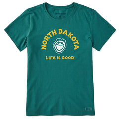 Women's Jake North Dakota Short Sleeve Crusher Tee