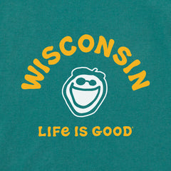 Women's Jake Wisconsin Short Sleeve Crusher Tee
