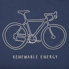 Men's Renewable Energy Bike Short Sleeve Tee