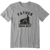 Men's Father Mows Best Mower Short Sleeve Tee