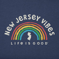 Men's New Jersey Rainbow Vibes Short Sleeve Crusher Tee