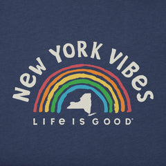 Men's New York Rainbow Vibes Short Sleeve Crusher Tee