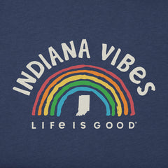 Women's Indiana Rainbow Vibes Short Sleeve Crusher Tee