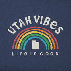 Men's Utah Rainbow Vibes Short Sleeve Crusher Tee