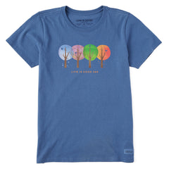 Women's 4 Season Trees Short Sleeve Crusher Tee