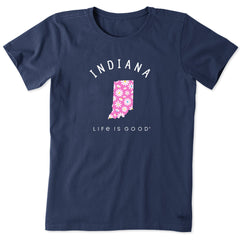 Women's Indiana Daisies Short Sleeve Crusher Tee
