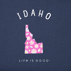 Women's Idaho Daisies Short Sleeve Crusher Tee