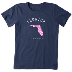 Women's Florida Daisies Short Sleeve Crusher Tee