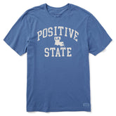 Men's Positive State Louisiana Short Sleeve Crusher Tee