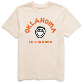 Men's Jake Oklahoma Short Sleeve Crusher Tee