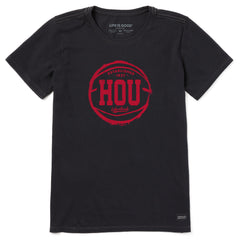 Women's Houston Basketball Short Sleeve Crusher Tee