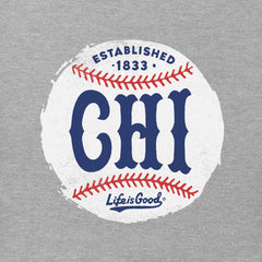 Women's Chicago Baseball Short Sleeve Crusher Tee