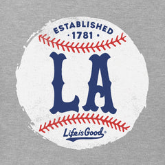 Women's LA Baseball Short Sleeve Crusher Tee