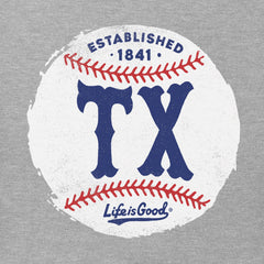 Men's Texas Baseball Short Sleeve Crusher Tee