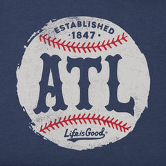 Men's Atlanta Baseball Short Sleeve Crusher Tee