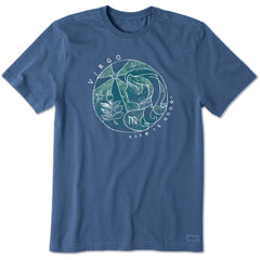 Men's Trippy Virgo Short Sleeve Crusher Tee