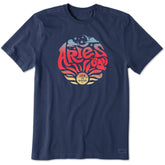 Men's Aries Zodiac Vibes Short Sleeve Crusher Tee