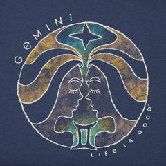 Men's Trippy Gemini Short Sleeve Crusher Tee