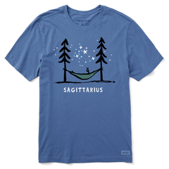 Men's Zodiac Hammock Sagittarius Short Sleeve Crusher Tee