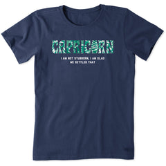 Women's Capricorn Tie Dye Short Sleeve Crusher Tee