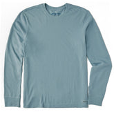Men's Solid Long Sleeve Tee