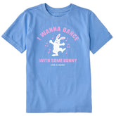 Kids I Wanna Dance with Some Bunny Short Sleeve Crusher Tee