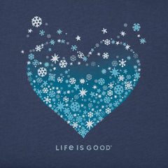 Women's Heart of Snow Long Sleeve Crusher Tee