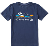 Kids Oh the Places Trailer Short Sleeve Crusher Tee