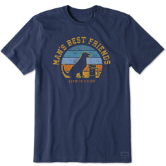 Men's Man's Best Friends Short Sleeve Crusher Tee