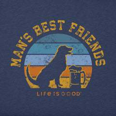 Men's Man's Best Friends Short Sleeve Crusher Tee