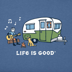 Men's Jake and Rocket Camper Music Short Sleeve Crusher Tee