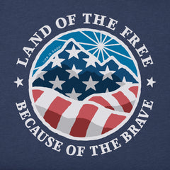Women's Land of the Free Americana Coin Short Sleeve Crusher Tee