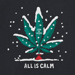 Men's All is Calm Long Sleeve Crusher Tee