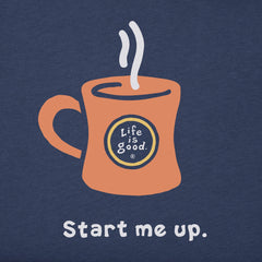 Men's Start Me Up Long Sleeve Crusher Tee