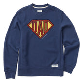 Men's SUPERDAD SHIELD Simply True Fleece Crew