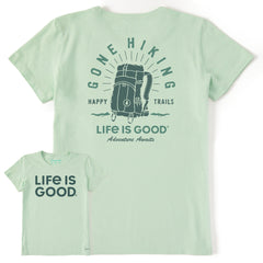 Women's Happy Trails Hiking Pack Short Sleeve Crusher Tee