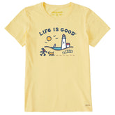 Women's Jake and Rocket Lighthouse Walk Short Sleeve Crusher Tee