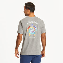 Men's Tie Dye Turtle Short Sleeve Crusher Tee