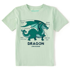 Kids Dragon Facts Short Sleeve Crusher Tee