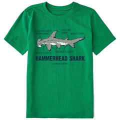 Kids Hammerhead Shark Short Sleeve Crusher Tee