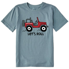 Kids Let's Roll ATV Short Sleeve Crusher Tee