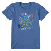 Women's Hiking past Tulips Short Sleeve Tee