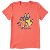 Women's Al & Rocket Short Sleeve Crusher Tee