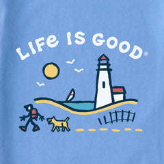 Women's Jake and Rocket Lighthouse Walk Short Sleeve Crusher Tee