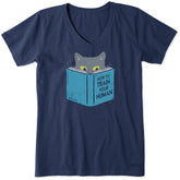 Women's How to Train Your Human Short Sleeve Crusher Vee