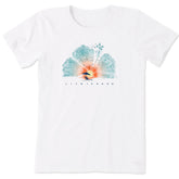 Women's Hibiscus Beach Short Sleeve Tee