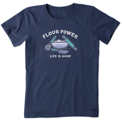 Women's Flour Power Short Sleeve Crusher Tee